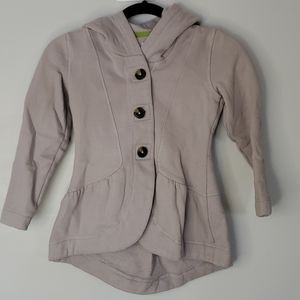 ALPINE DESIGN: Girls High-Low Hem Sweatercoat